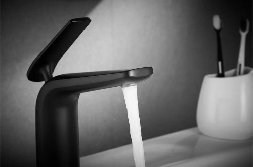 Смеситель для раковины Rose R39H R3901H Черный матовый латунь