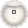 Кухонная мойка Ulgran Classic U-601-331 Белая искусственный камень (литьевой мрамор) встраиваемый