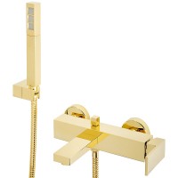 Смеситель для ванны Migliore Kvant Gold 25391 Золото латунь на стену