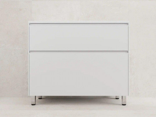 Тумба под раковину Style Line Лима 100 ЛС-00002348 цвет Белый матовый