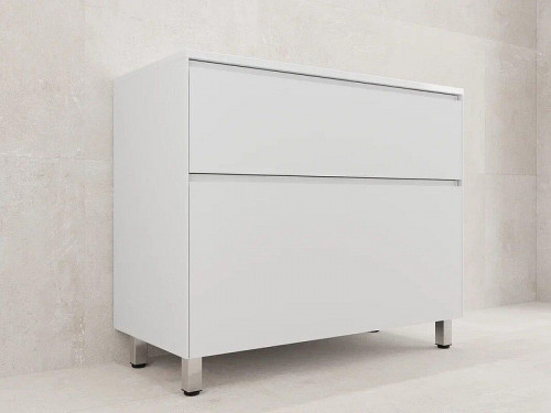 Тумба под раковину Style Line Лима 100 ЛС-00002348 цвет Белый матовый