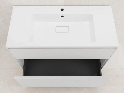 Тумба под раковину Style Line Лима 100 ЛС-00002348 цвет Белый матовый