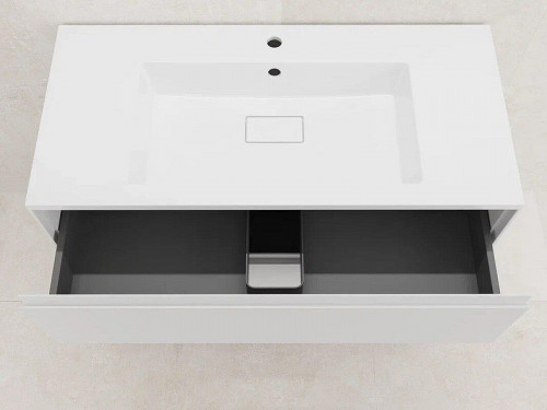 Тумба под раковину Style Line Лима 100 ЛС-00002348 цвет Белый матовый