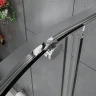 Душевой уголок Azario Shanghai 90х90 AZ-S43-90-BGL-CL профиль Брашированное золото стекло прозрачное