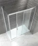 Душевой уголок Cezares Lux Soft 140x90 LUX-SOFT-W-AH-1-140/90-C-Cr-IV профиль Хром стекло прозрачное