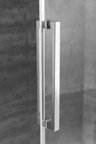 Душевой уголок Cezares Lux Soft 140x90 LUX-SOFT-W-AH-1-140/90-C-Cr-IV профиль Хром стекло прозрачное