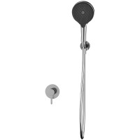 Смеситель для душа Whitecross Y brushed nickel YSET02TOPNIB Брашированный никель латунь встраиваемый