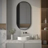 Зеркало Defesto Aura 60х120 DF 2926S с подсветкой 31W-4500K/Сенсорный выключатель/Нейтральный белый свет/Черная рама