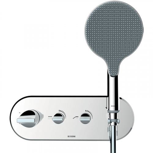 Смеситель для душа Bossini Apice Z00521.030 с термостатом Хром латунь встраиваемый