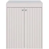 Тумба Lemark Romance 60 LM07R35N-SH подвесная с бельевой корзиной Белый глянец