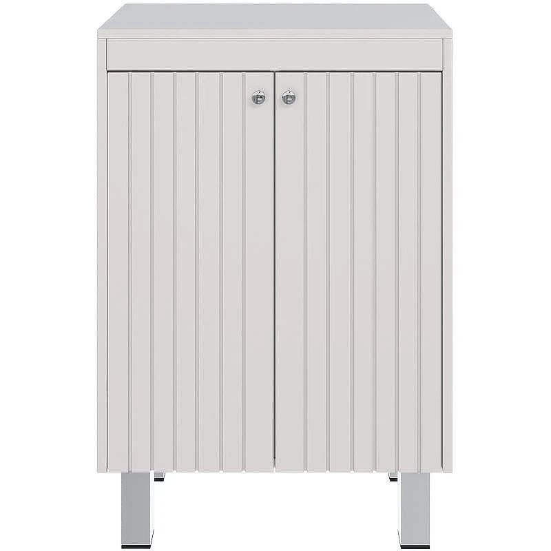 Тумба Lemark Romance 60 LM07R35N-SH подвесная с бельевой корзиной Белый глянец