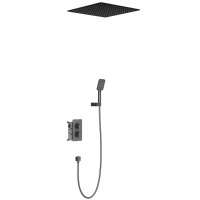 Душевая система Timo Petruma SX-5029/03SM Черная латунь встраиваемый