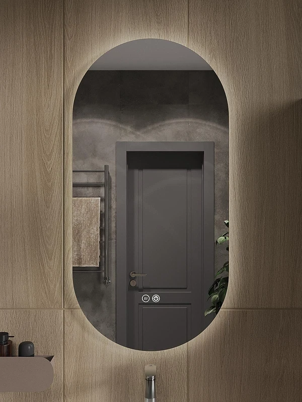 Зеркало Orange Nature 60 ONP-60OVZE с подсветкой с сенсорным выключателем и подогревом