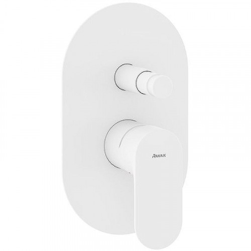 Смеситель для душа Ravak Eleganta EL 061.10WV.O2 X070261 Белый вельвет