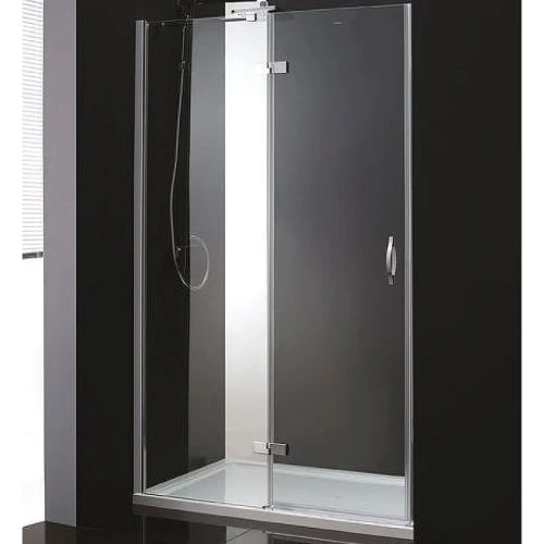 Душевая дверь Cezares Bergamo 90 L BERGAMO-W-B-12-90-C-Cr-L профиль Хром стекло прозрачное