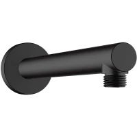 Кронштейн для верхнего душа Hansgrohe Vernis Blend 27809670 Черный матовый латунь на стену