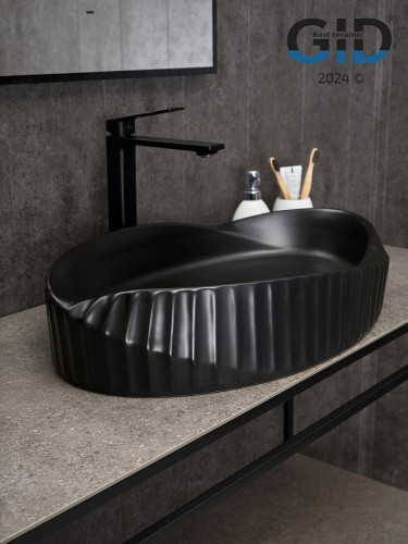 Раковина-чаша Gid Creativo 60 Bm888 53358 цвет Черный матовый