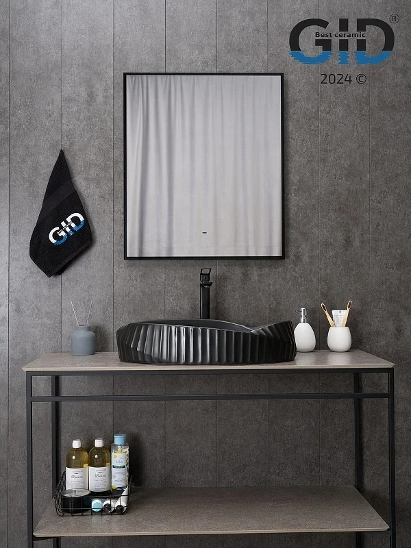 Раковина-чаша Gid Creativo 60 Bm888 53358 цвет Черный матовый