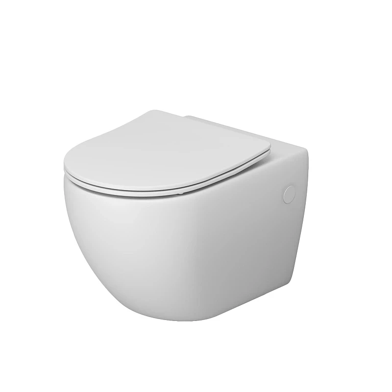 Унитаз с инсталляцией Grossman Classic 97.4411SQ.04.10M цвет Белый с сиденьем Микролифт с клавишей смыва цвет Хром