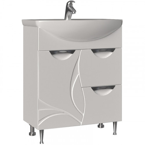 Тумба под раковину Vigo Callao 70 tn.CAL.BAL.70.1D.2Y Белая МДФ / ЛДСП