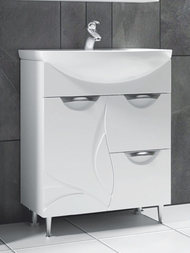 Тумба под раковину Vigo Callao 70 tn.CAL.BAL.70.1D.2Y Белая МДФ / ЛДСП