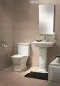 Унитаз компакт Vitra Serenada 9722B003-7203 с бачком и сиденьем Микролифт фарфор напольный