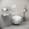 Унитаз с инсталляцией Grossman Cosmo 97.4455S.02.000 цвет Белый с сиденьем Микролифт с клавишей смыва цвет Белый