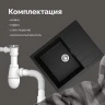 Кухонная мойка Domaci Болонья 64 М-151-002 цвет Черный