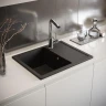 Кухонная мойка Domaci Болонья 64 М-151-002 цвет Черный