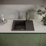 Кухонная мойка Domaci Болонья 57 М-150-002 цвет Черный
