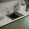 Кухонная мойка Domaci Болонья 57 М-150-002 цвет Черный