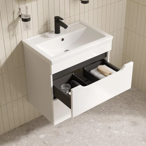 Тумба с раковиной Iddis Ray 60 RAY60W0i95K подвесная цвет Белый