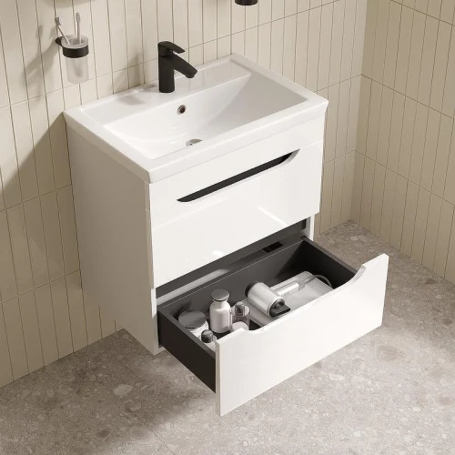 Тумба с раковиной Iddis Ray 60 RAY60W0i95K подвесная цвет Белый