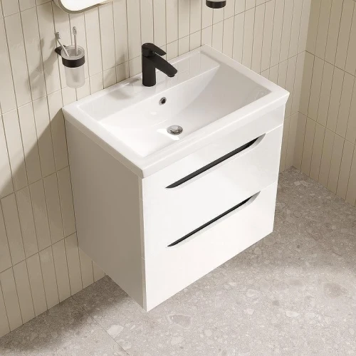 Тумба с раковиной Iddis Ray 60 RAY60W0i95K подвесная цвет Белый