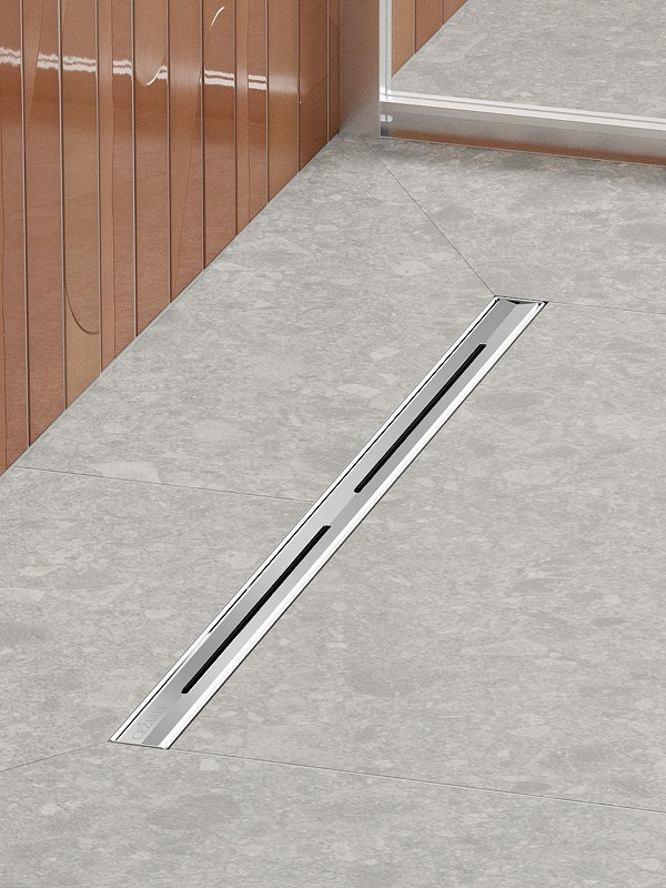Душевой лоток Cezares Люкс (Lux) LUX-LD-70-Cr с решеткой цвет Хром