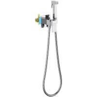 Гигиенический душ со смесителем Aquatek Либра AQ1022CR Хром латунь встраиваемый