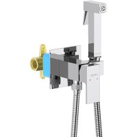 Гигиенический душ со смесителем Aquatek Либра AQ1022CR Хром латунь встраиваемый