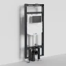 Инсталляция WasserKRAFT Dinkel 58TLT.010.ME.MB02 для унитаза с Черной матовой клавишей смыва