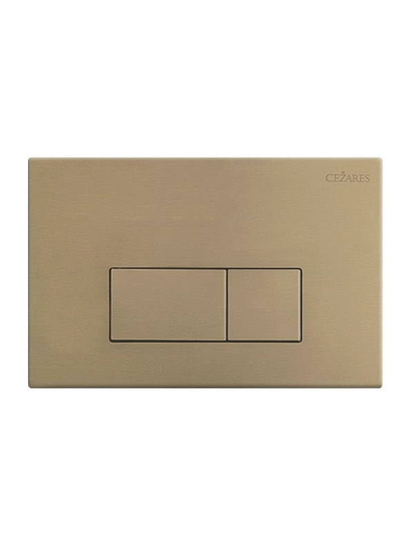Кнопка смыва для инсталляции Cezares Движение (Slider) CZR-510QV-BORO цвет Брашированное золото