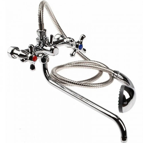 Смеситель для ванны Сантаком 276119с универсальный Хром