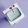Раковина-чаша Ceramicanova Element 51 CN6052MLG Зеленая матовая фарфор накладная