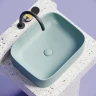 Раковина-чаша Ceramicanova Element 51 CN6052MLG Зеленая матовая фарфор накладная