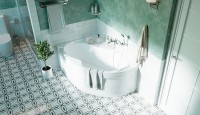 Акриловая ванна Marka One Aura 150x105 L 01ау1510л без гидромассажа