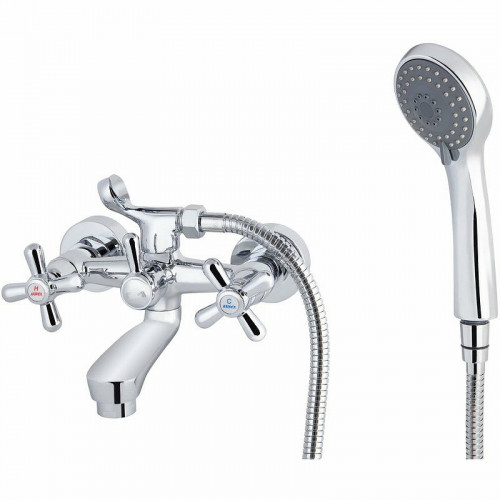 Смеситель для ванны Kaiser Carlson 11044 Хром латунь на стену