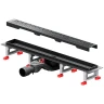 Душевой лоток AM.PM MasterFlow 60 W01SC-P11-060-01BM с Черной матовой решеткой Cut Gradient