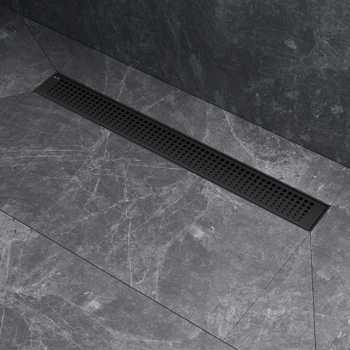 Душевой лоток AM.PM MasterFlow 60 W01SC-P11-060-01BM с Черной матовой решеткой Cut Gradient