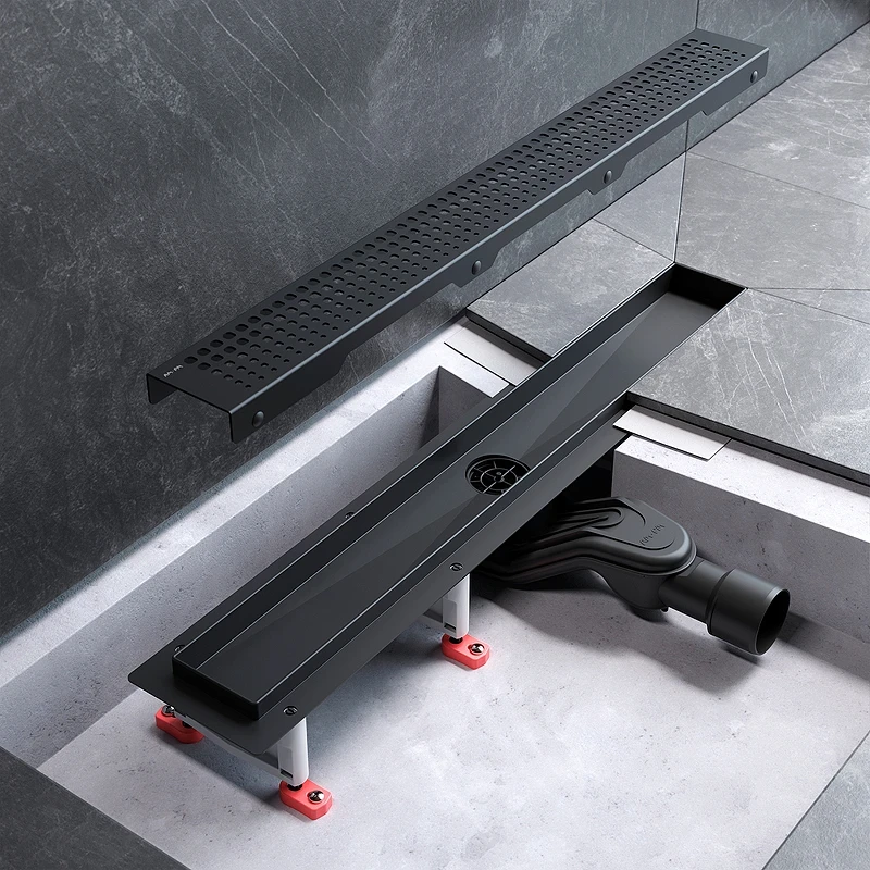 Душевой лоток AM.PM MasterFlow 60 W01SC-P11-060-01BM с Черной матовой решеткой Cut Gradient