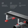 Душевой лоток AM.PM MasterFlow 60 W01SC-P11-060-01BM с Черной матовой решеткой Cut Gradient