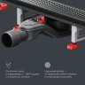 Душевой лоток AM.PM MasterFlow 60 W01SC-P11-060-01BM с Черной матовой решеткой Cut Gradient