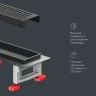 Душевой лоток AM.PM MasterFlow 60 W01SC-P11-060-01BM с Черной матовой решеткой Cut Gradient
